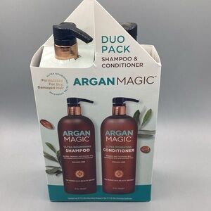 Duo Pack Argan Magic Shampoo & Conditioner for Dry & Damaged Hair 32 fl oz Each